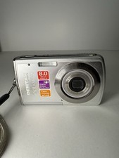 Pentax Optio V10 8.0MP Compact Digital Camera Silver - Parts/Repair - Untested