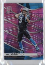 2019 Panini Spectra Rookies Neon Pink Prizm 19/25 Will Grier #186 2y0