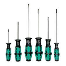 New Wera Combination Slotted / Phillips 6-piece Screwdriver Set in Klein Bag