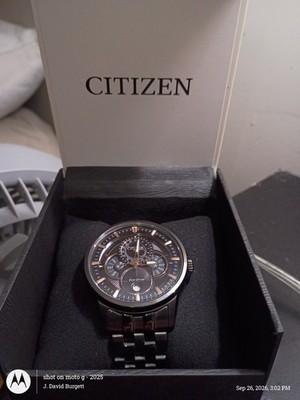 Citizen Eco-Drive Black Men's Watch - BU005754E