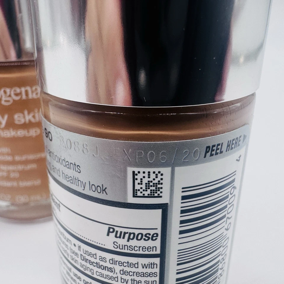 Neutrogena Healthy Skin Liquid Makeup Exp 2020 90 Warm Beige 1 Oz Each ~ 3 Pcs - Image 4 of 4