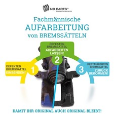Aufarbeitung Bremssattel 43mm Hinterachse für Audi 80 90 100 A6 A8 S2 Coupe