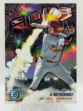 2025 Bowman Chrome JJ Wetherholt Adios Cardinals #AD-24 Top Prospect