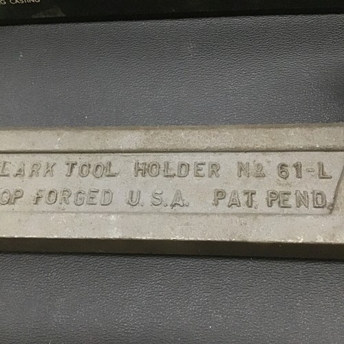 RARE CLARK NO P61R Tool Holder ORIGINAL BOX - South Bend Atlas Lathe - Picture 3 of 10