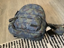 Ted Baker Zip Nylon Backpack Mini Pouch Phone Case Green/Blue O/S