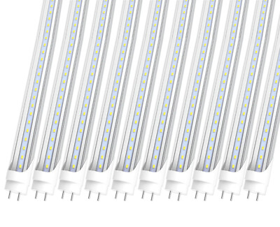 22W 4 ft Linear T8 T10 T12 Ballast Bypass Double-End Power LED Tube Bulb 4-100PK