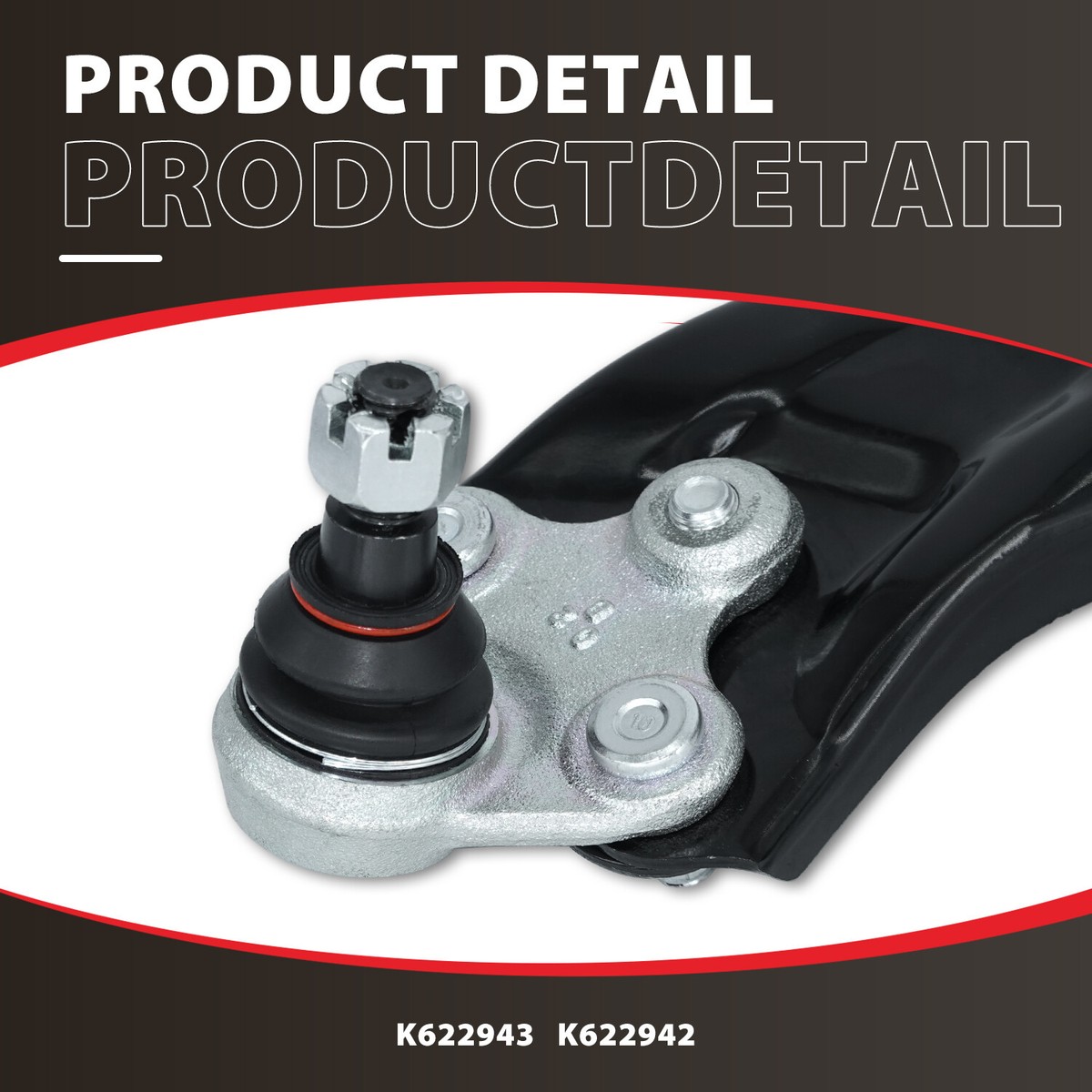 Front Lower Right Passenger Side Control Arm Ball Joint for