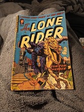 The Lone Rider #11 Golden Age Precode Farrell 1952-53 Western Comic Book Hero 