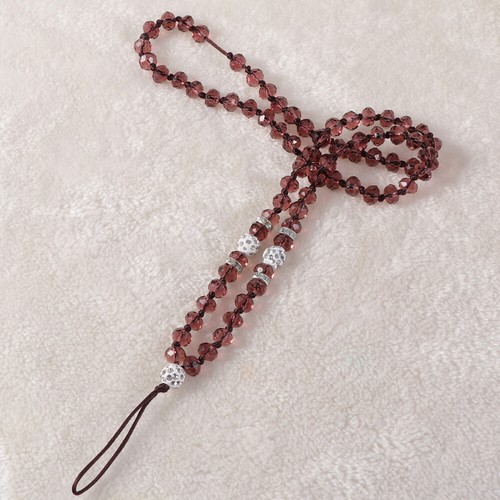 Hanging Rope Chain Lanyard Phone Anti-lost Keychain Crystal Phone Strap - Zdjęcie 9 z 11