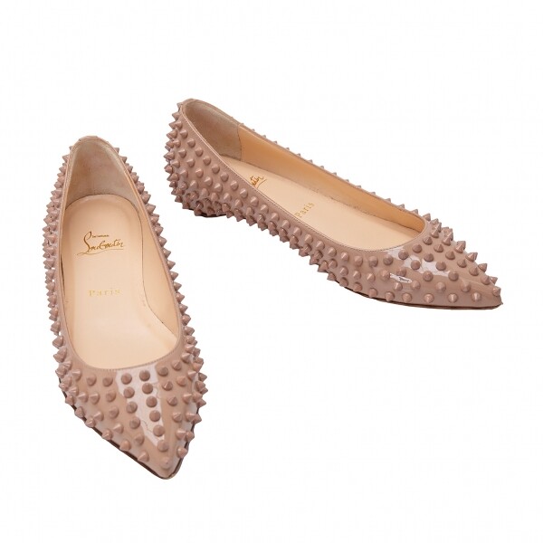 美品 Christian Louboutin Pigalle ベージュ 37 Christian Louboutin クリスチャンルブタン パンプス ヒール