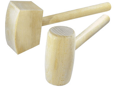 2 x Holzhammer Schreinerklüpfel Tischler Holzklüpfel Schreiner Schon Hammer