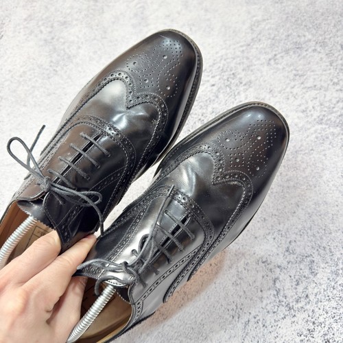 Loake 202 B Mens Black Leather Classic Oxfords Brogues US11.5 UK10.5 EU44.5 - Picture 11 of 16