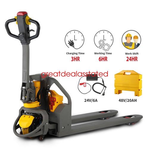 1.5T Electric Pallet Truck with Reliable Engine and Motor 48V 20AH 550/685mm - Picture 2 of 9