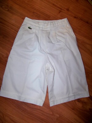 CHEMISE LACOSTE Bermuda Gr 40 ( 34 /36) /weiß