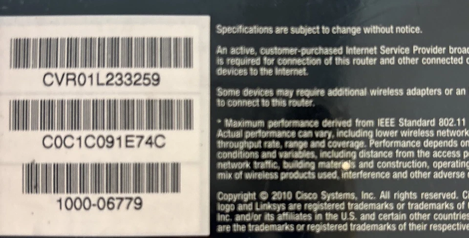 Cisco Linksys E2000 Advanced Wireless-N Router Dual Band Ethernet Ports - Image 3 of 3