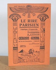 Le rire parisien Catalogue Appareils de Prestidigitation & d'Illusion Magie