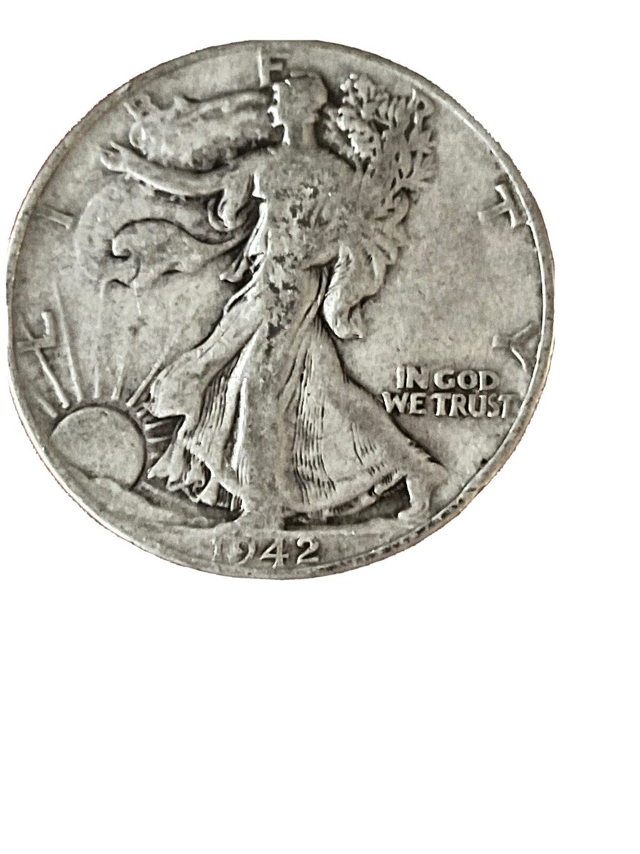 1942 Walking Liberty Half Dollar XF 90% Silver 12.5 Grams .36169