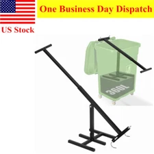 Manual Trash Can Compactor Waste Recycling Hand Tool for 120-360L Wheelie Bins