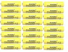 24-PCS Rechargeable NiCd AA 800mAh Ni-Cad Batteries for Solar-Powered Light P24