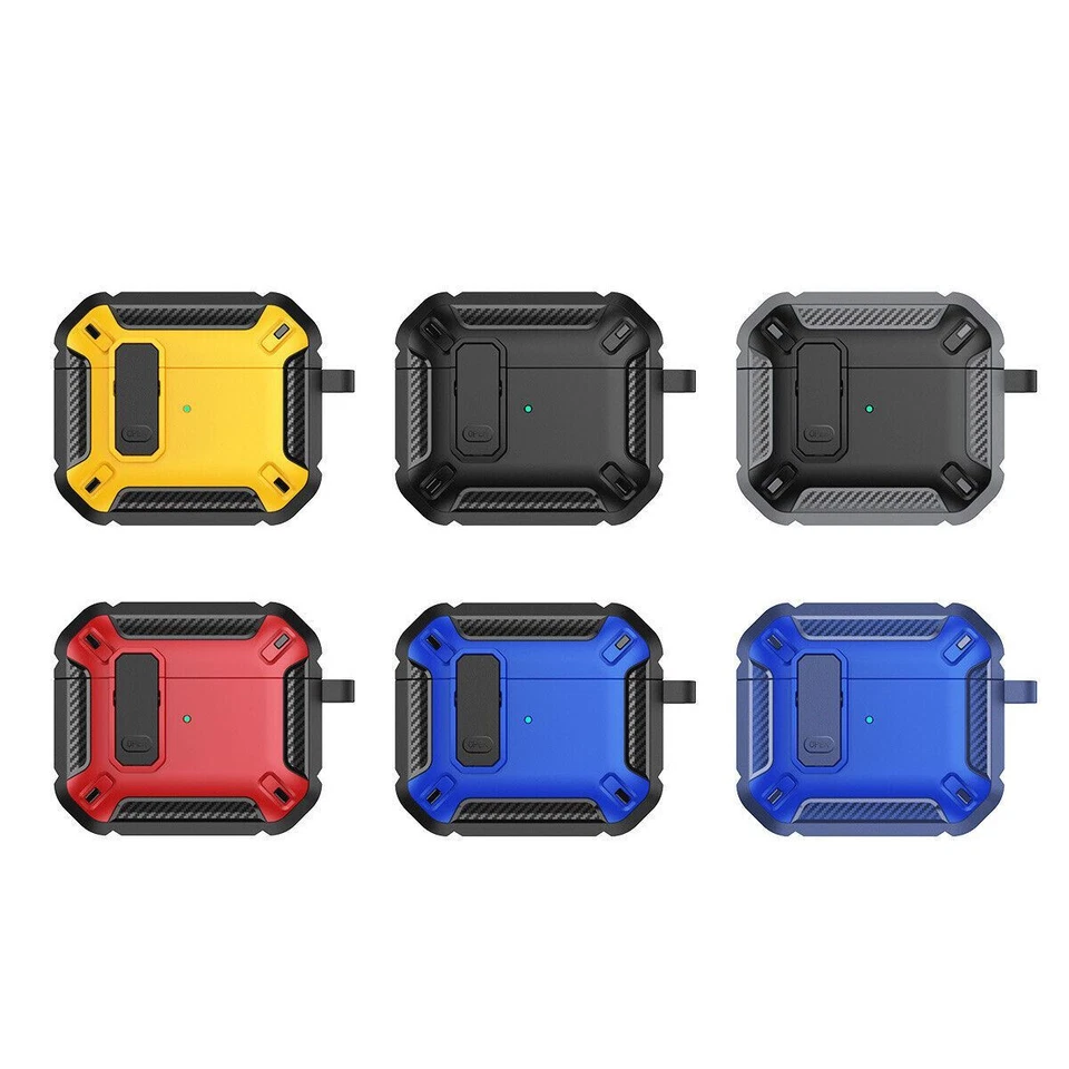 Apple AirPods Pro 3 4 Case Armor Earphone Heavy Duty Shockproof Protective Cover - image 2 of 4