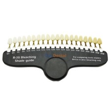 20 Colors Dental Tooth Teeth Shade Guide for Dentist Teeth Whitening DB-SG