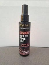 New L'oreal Blow Dry It Quick Dry Primer Spray DISCONTINUED Heat Protection Prep