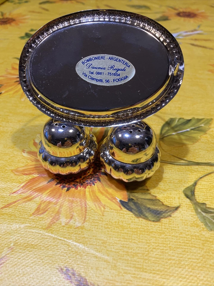 Contenitore Sale E Pepe In Argento 925 - Immagine 4 di 4
