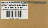 Panini Dragon Ball Z: Evolution Booster 12-box Case on sale Panini Dragon Ball Z: Evolution Booster 12-box Case on sale