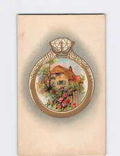 Postcard Greeting Card with Diamond Ring Embossed Art Print