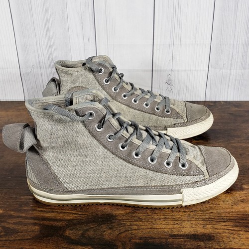 Converse Chuck Taylor Elsie Women Gray Faux Fur Lined Hi Top Sneakers Size  10 | eBay