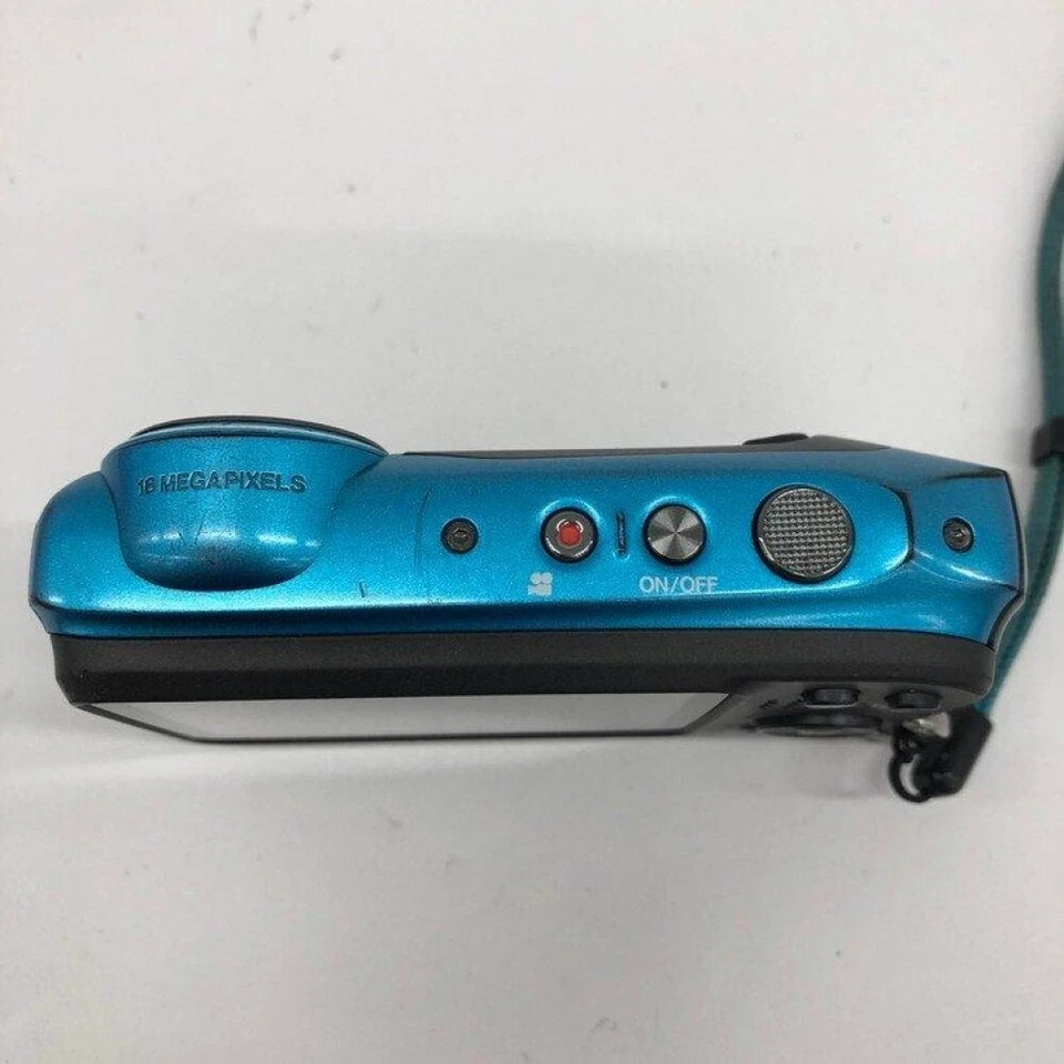 Fujifilm FinePix XP140 blue Waterproof Shock 16MP Digital Camera with battery - Image 3 of 4