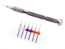 .4mm .5mm .6mm 3D Printer Extruder Nozzle Head Clog Cleaner KIT + Pin Vise Tool