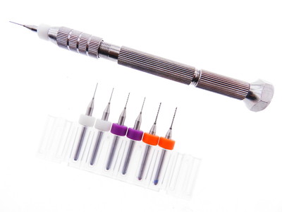 .4mm .5mm .6mm 3D Printer Extruder Nozzle Head Clog Cleaner KIT + Pin Vise Tool