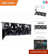 Efficient 3 x 92mm Cooling Fans for Graphics Cards - Quiet, Effective Cooling