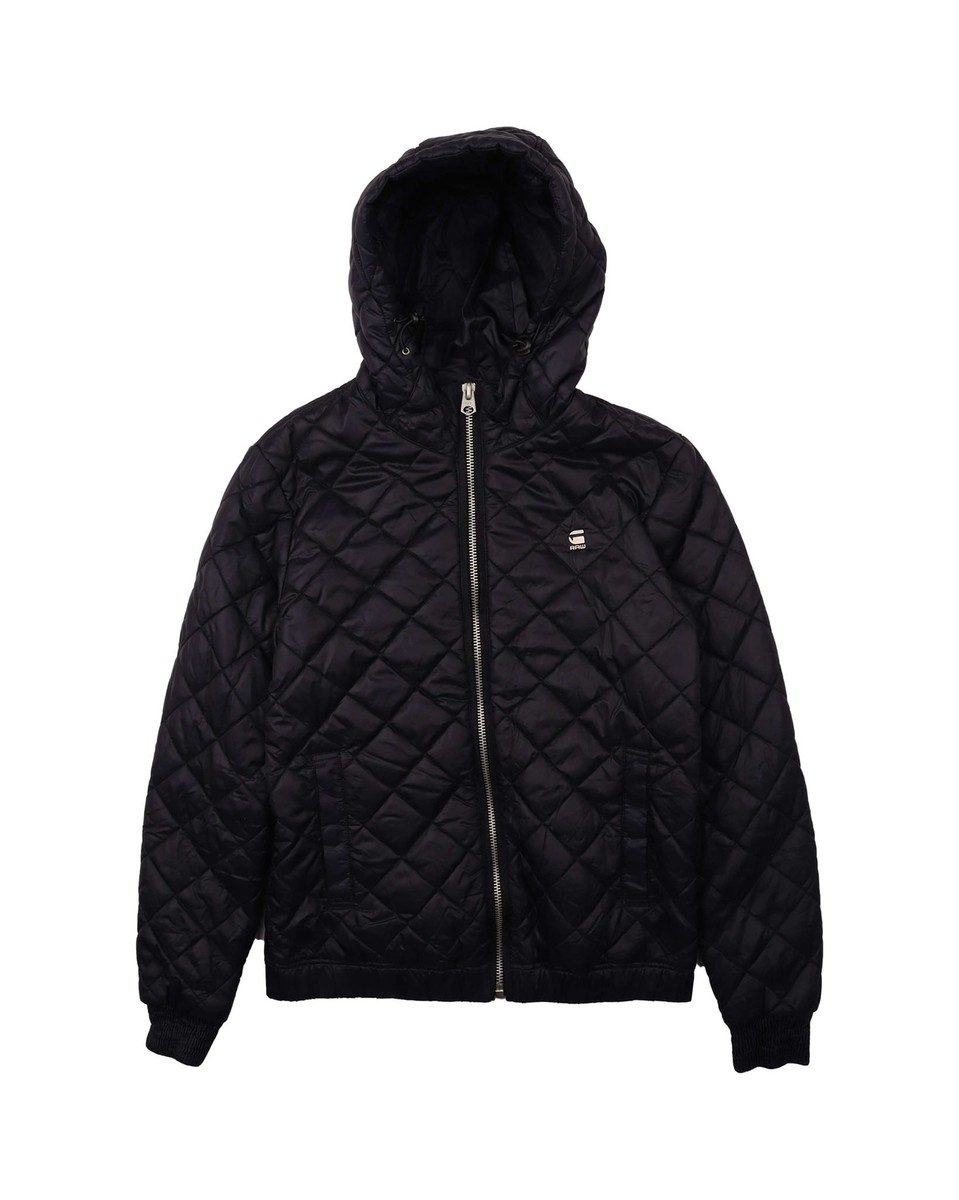 G-Star Raw Meefic Quilted Overshirt Hooded Quilt Jacket Size G-Star Raw Meefic Quilted Overshirt Hooded Quilt Jacket Size