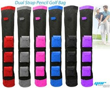 Pencil Golf Club Ball Bags Three Pockets H-34 Inch D-5 Light Weight Equipment
