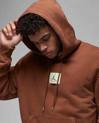 Pull à capuche marron Nike Air Jordan Essential Flight x TITAN