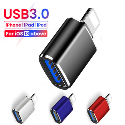 USB 3.0 OTG Adapter U Disk Lighting für iPhone 14 13 12 11 Pro iPad iOS 13 oben