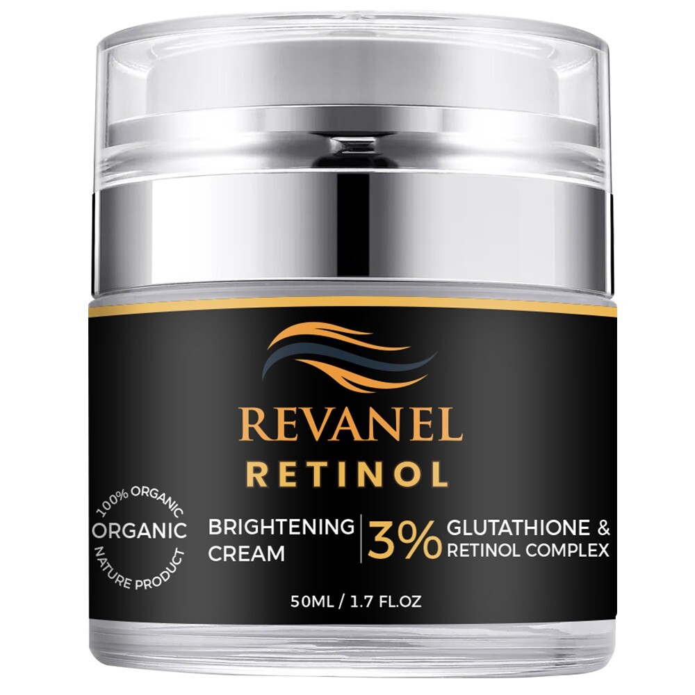 Retinol Complex & 3% Glutathione Brightening Cream 100% Organic