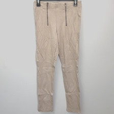 HUE Beige Simply Stretch Skimmer Leggings Size Small U17978