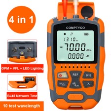10mW/30mW Mini Fiber Optical Power Meter VFL LED Network Test -70~+10dbm FC/ST