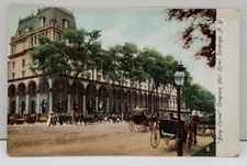 Saratoga N.Y. Busy Corner Congress Hall Hotel Early Postcard B3