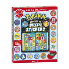 New - Klutz Pokemon Color-In 3D Puffy Stickers - Ages 6 1 players