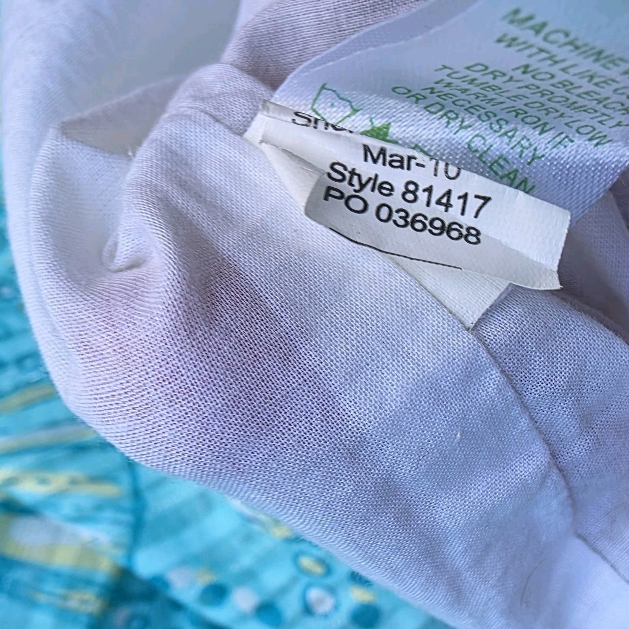 Lilly Pulitzer Sea Shell Pattern Shorely Blue Sil… - image 5