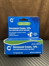 Cold Sore & Fever Blister Treatment Fast Acting Docosanol 10% Cream Cosette S2