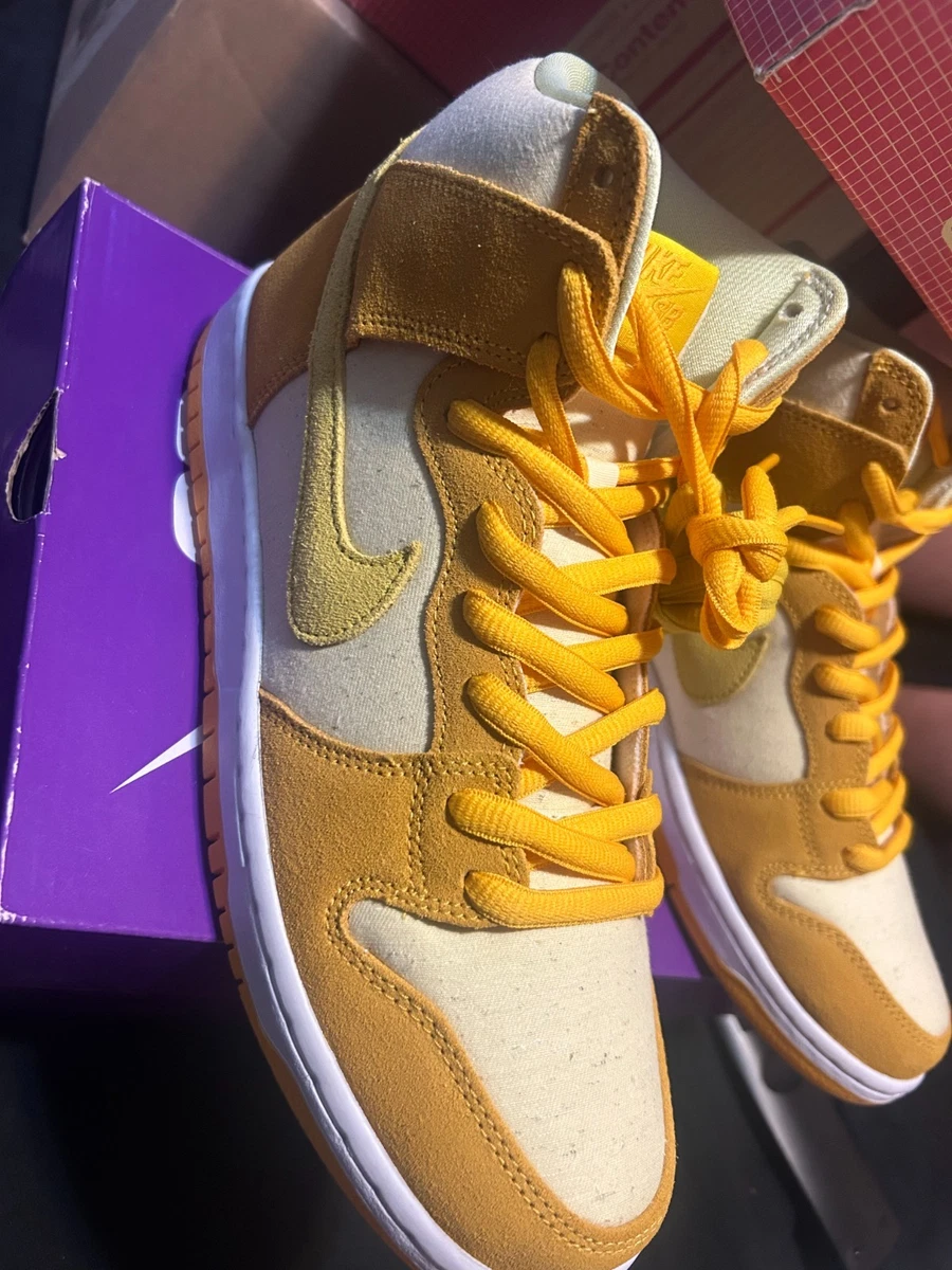 Nike Dunk Low White University Gold | eBay