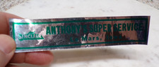 Anthony's Sinclair Gas Advertising Decal Le Mars Iowa Gas Station THIS FAMILY?-A
