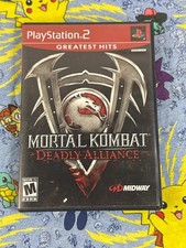 Mortal Kombat Deadly Alliance PS2 Greatest Hits Complete CIB Manual Disc Case