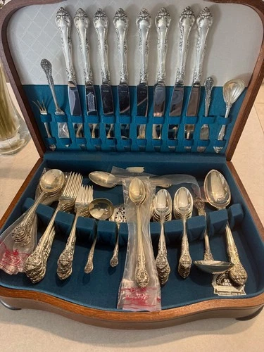 Gorham Sterling King Edward Pattern 67 Piece Set - s6551