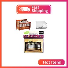 Deluxe Vinyl Fitted Crib Mattress Cover Protector 28" x 52" Standard Size Waterp